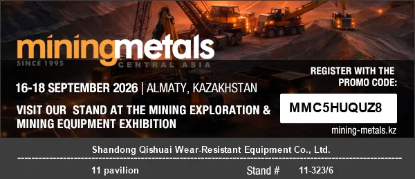 Shandong Qishuai Peralatan Tahan Nganggo Kanggo Hadir MININGWORLD CENTRAL ASIA 2026 ing Almaty